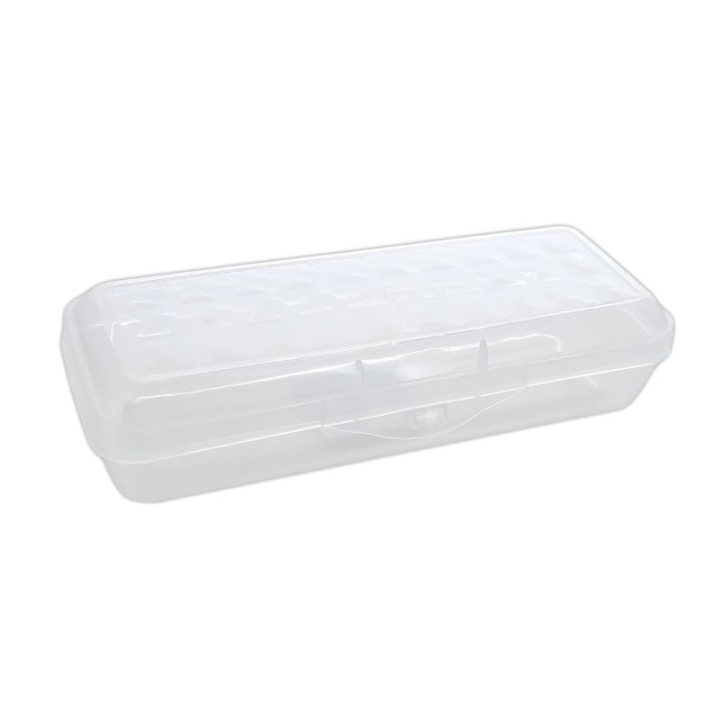 BAZIC Products® LUCENT Pencil Case Organizer Box, 8", Clear