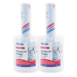 BAZIC Products® Stretch Wrap Film, 5" x 1000', Pack of 2