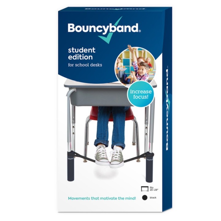Bouncyband® Chair Band for School Desks, Black