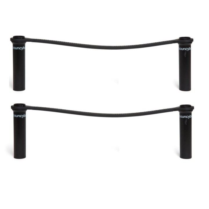 Bouncyband® Chair Band for Extra-Wide School Desks, Black Tubes, Pack of 2