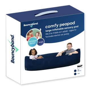 Bouncyband® Comfy Peapod, Inflatable Sensory Pod , 80", Blue