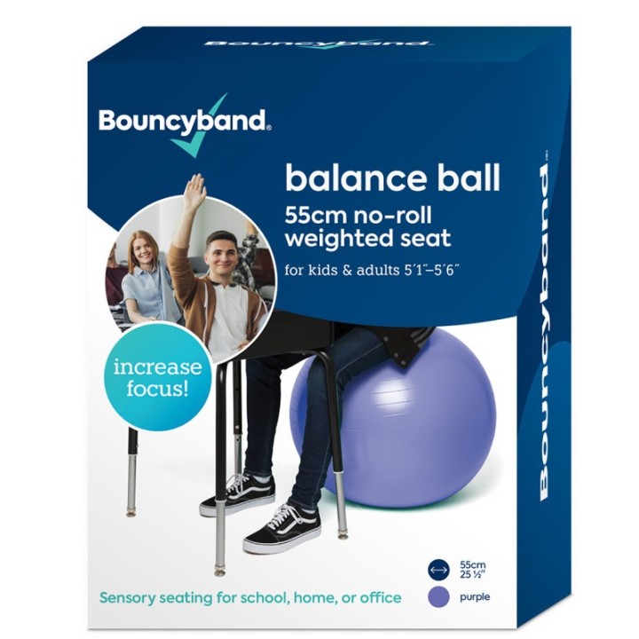 Bouncyband® Balance Ball, 55cm, Purple