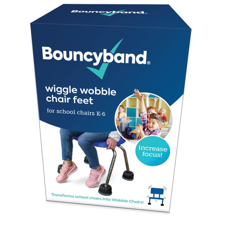 Bouncyband® Wiggle Wobble Chair Feet, Set of 4