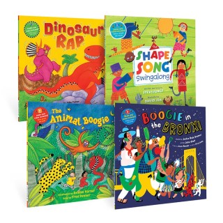 Barefoot Books PreK Boogie Time Singalongs Book Bundle, Set of 4