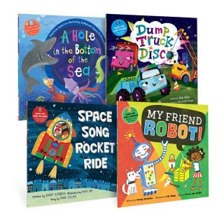 Barefoot Books Kindergarten STEAM Singalongs Book Bundle, Set of 4