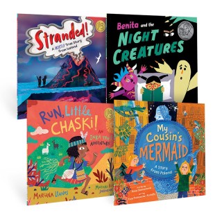Barefoot Books 1st Grade Authentic Stories / Diverse Book Bundle 1, Set of 4