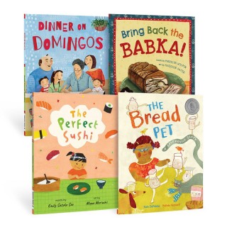 Barefoot Books 2nd Grade Food and Family Book Bundle, Set of 4