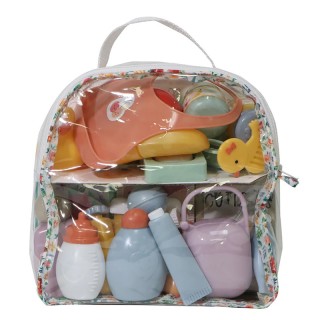 JC Toys For Keeps! Baby Doll Essentials Accessory Bag, 29 Pieces
