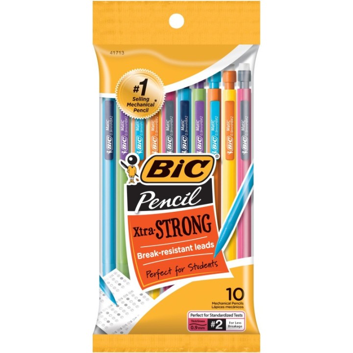 BIC® Mechanical Pencils, 0.9mm, Pack of 10