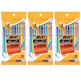 BIC® Mechanical Pencils, 0.9mm, 10 Per Pack, 3 Packs