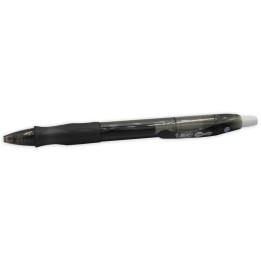 BIC® Gelocity® Original Gel Retractable Roller Ball Pen, 0.7 mm, Black