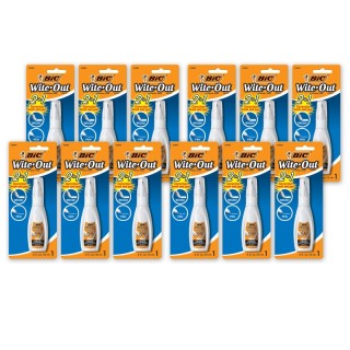 BIC® Wite Out® 2 in 1 Correction Fluid, Pack of 6