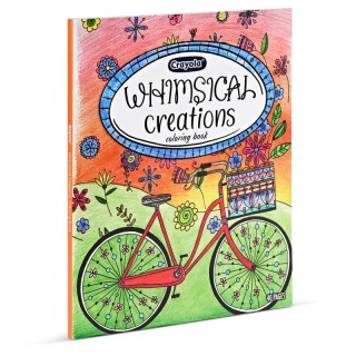 Crayola® Whimsical Creations Coloring Book for Adults, Adult Coloring Pages, 40 Pages