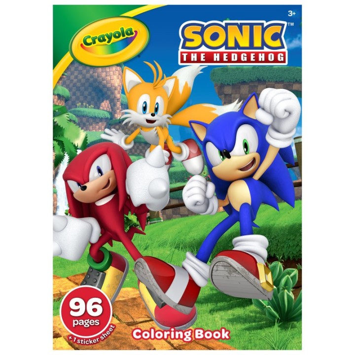 Crayola® Sonic the Hedgehog Coloring Book, 96 Coloring Pages