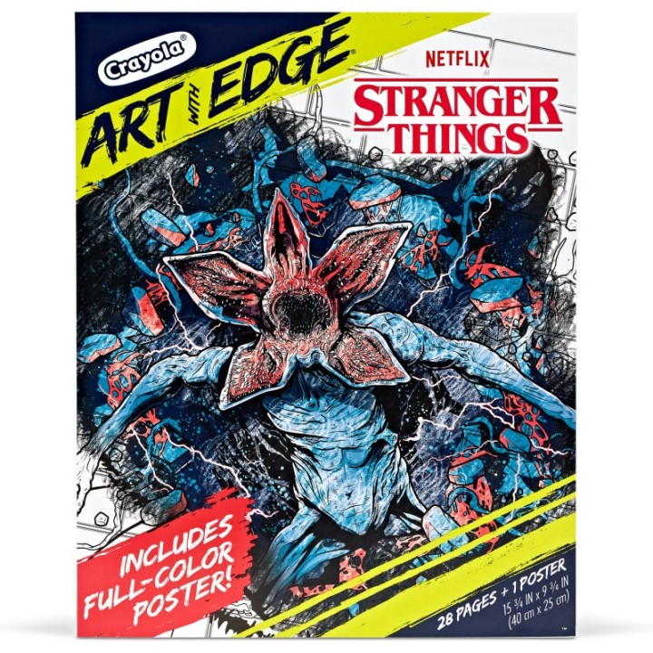 Crayola® Art with Edge Stranger Things Coloring Book, 28 Coloring Pages