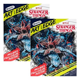 Crayola® Art with Edge Stranger Things Coloring Book, 28 Coloring Pages, Pack of 2