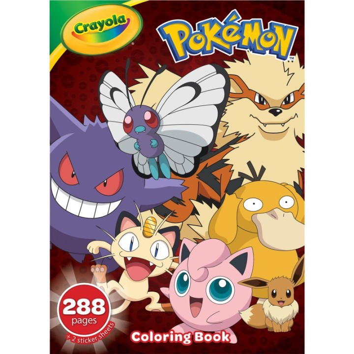 Crayola® Pokémon Coloring Book, 288 Coloring Pages