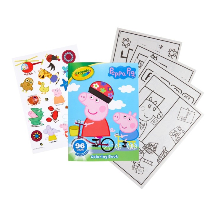 Crayola® Coloring Book, Peppa Pig, 96 Pages