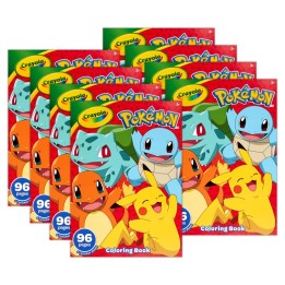 Crayola® Coloring Book, Pokemon, 96 Pages, Pack of 8