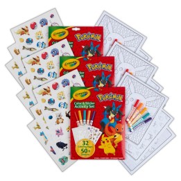 Crayola® Color & Sticker Activity Set, Pokemon, 3 Sets