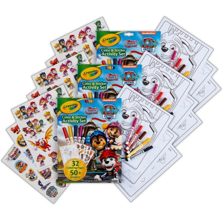 Crayola® Color & Sticker Activity Set, Paw Patrol, 3 Sets