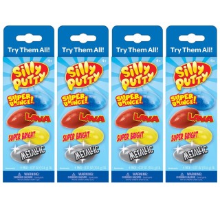 Crayola® Silly Putty Variety Pack, 4 Per Pack, 4 Packs