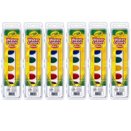 Crayola® Artista II® Watercolor Set, 8 Colors & Brush, Pack of 6