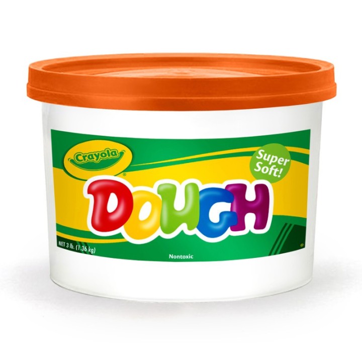 Crayola® Dough, 3lb Resealable Bucket, Orange