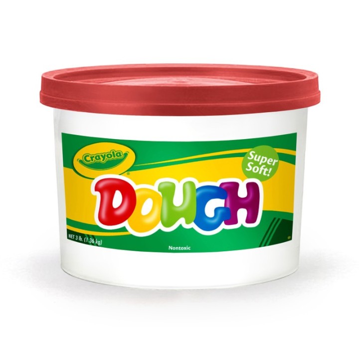 Crayola® Dough, 3lb Resealable Bucket, Red