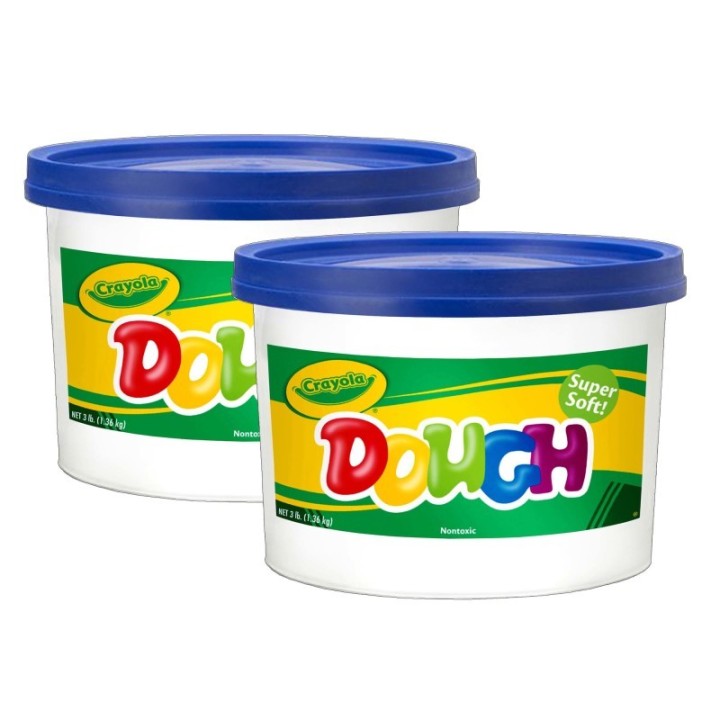Crayola® Dough, 3lb Resealable Bucket, Blue, Pack of 2