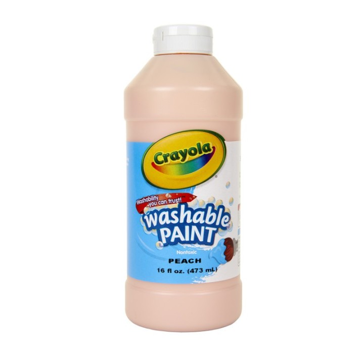 Crayola® Washable Paint, Peach, 16 oz.