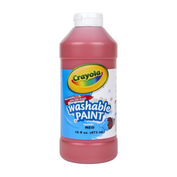 Crayola® Washable Paint, Red, 16 oz.