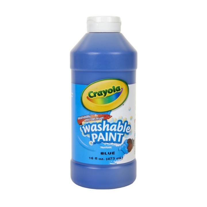 Crayola® Washable Paint, Blue, 16 oz.