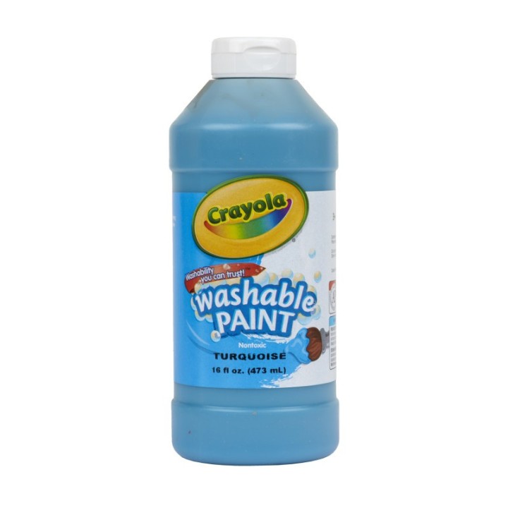 Crayola® Washable Paint, Turquoise, 16 oz.