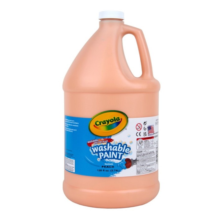 Crayola® Washable Paint, Peach, Gallon