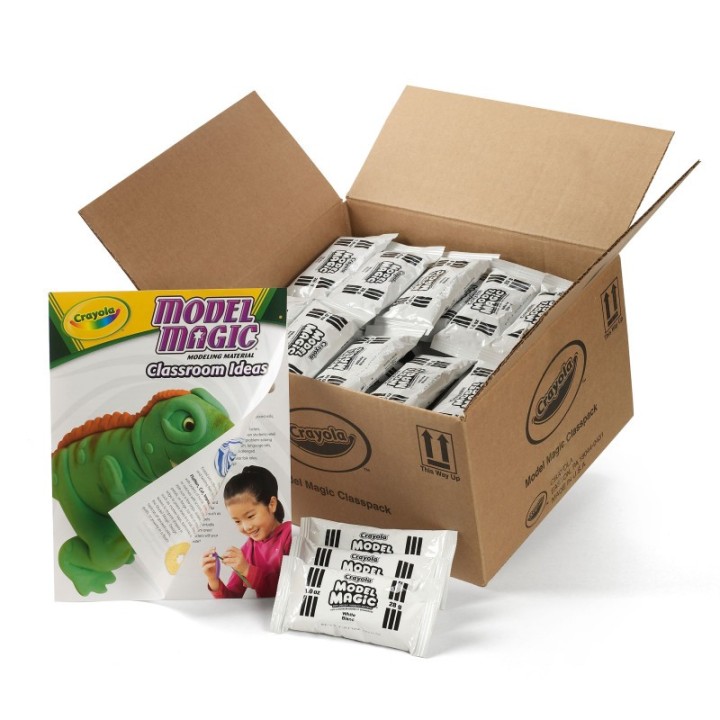 Crayola® Model Magic® Modeling Compound Classpack®, White, 1 oz, Pack of 75