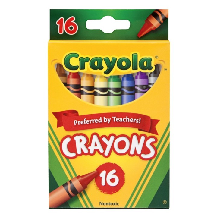 Crayola® Crayons, Regular Size, 16 Colors
