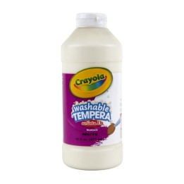 Crayola® Artista II® Washable Liquid Tempera Paint, White, 16 oz.