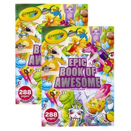 Crayola® Epic Book of Awesome Coloring Book, 288 Pages, Pack of 2
