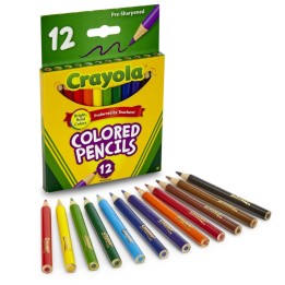Crayola® Short Colored Pencils, Pack of 12