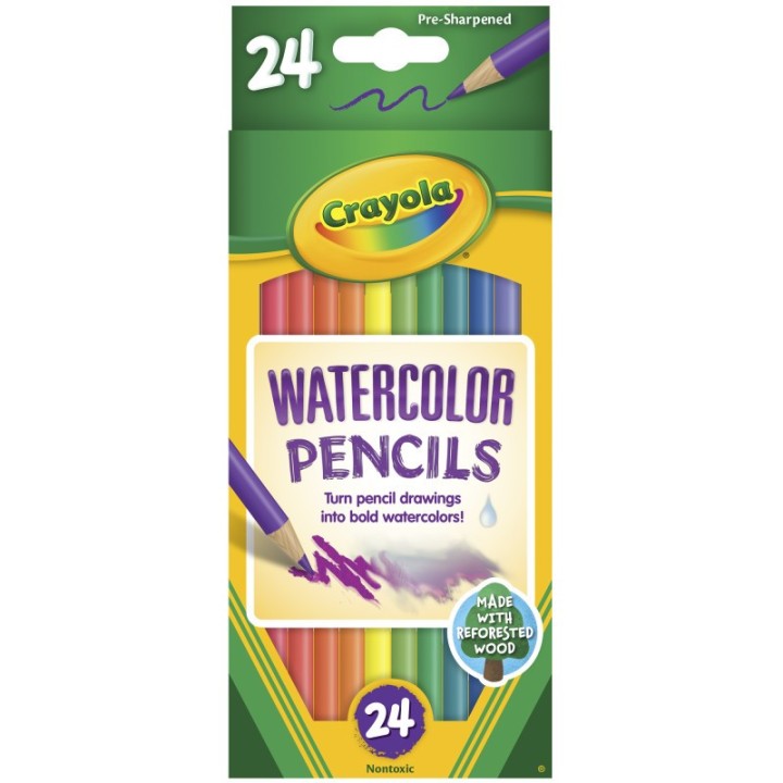 Crayola® Watercolor Pencils, 24 Count