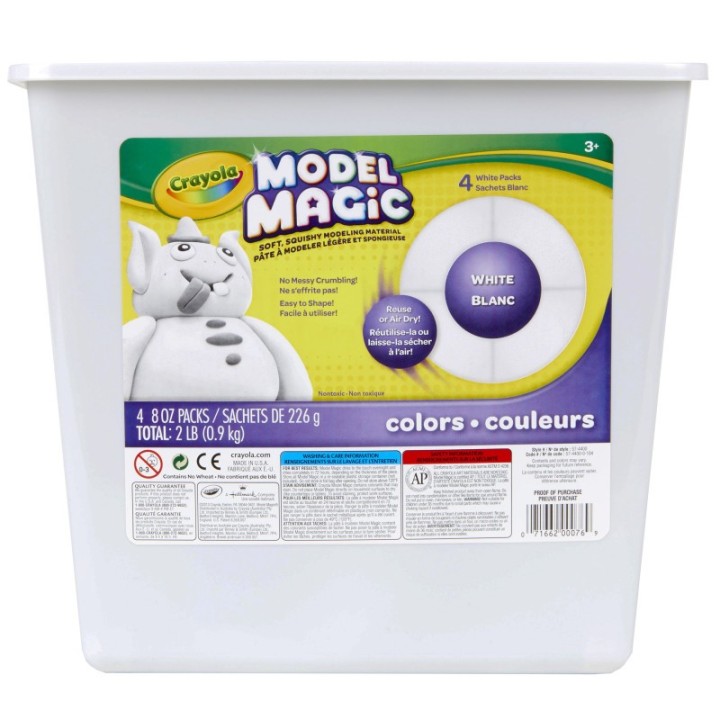 Crayola® Model Magic® Modeling Compound, White, 2 lb. Tub