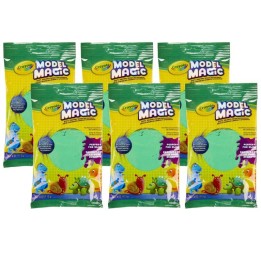 Crayola® Model Magic® Modeling Compound, Green, 4 oz Packs, 6 Packs