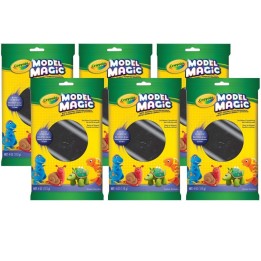 Crayola® Model Magic® Modeling Compound, Black, 4 oz Packs, 6 Packs
