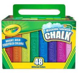 Crayola® Washable Sidewalk Chalk, 48 Count