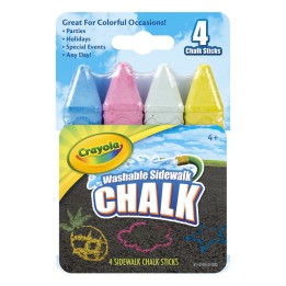 Crayola® Sidewalk Chalk, Pack of 4