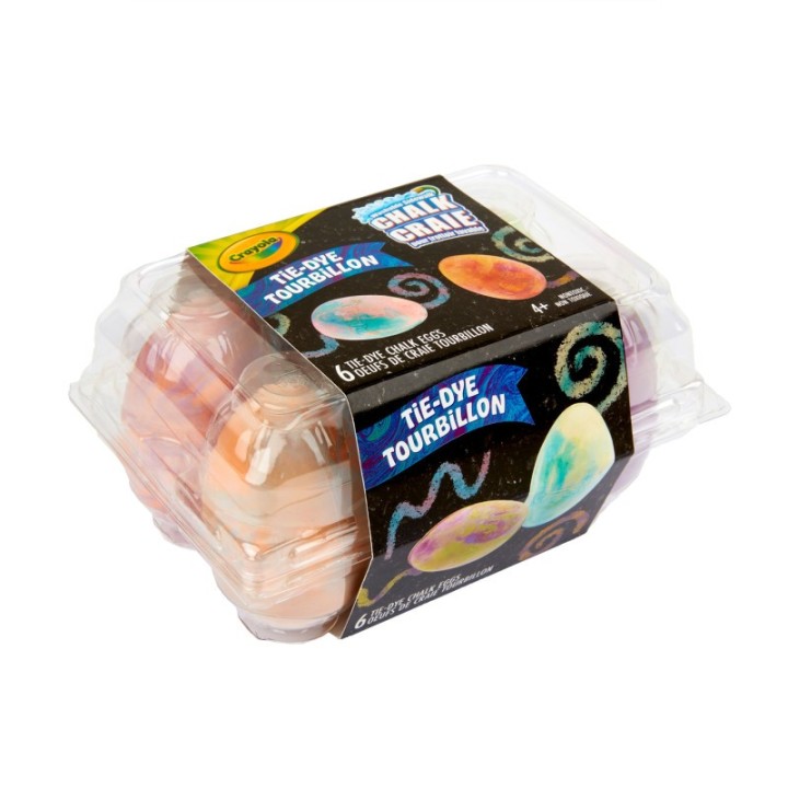 Crayola® Tie Dye Egg Chalk, 6 Count