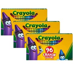 Crayola® Crayons, 96 Per Box, 3 Boxes