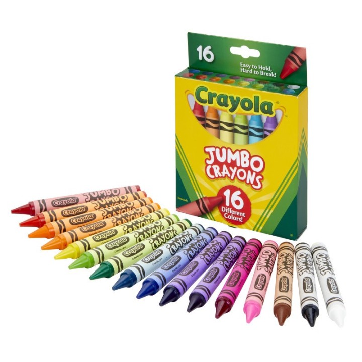 Crayola® Jumbo Crayons, 16 Colors