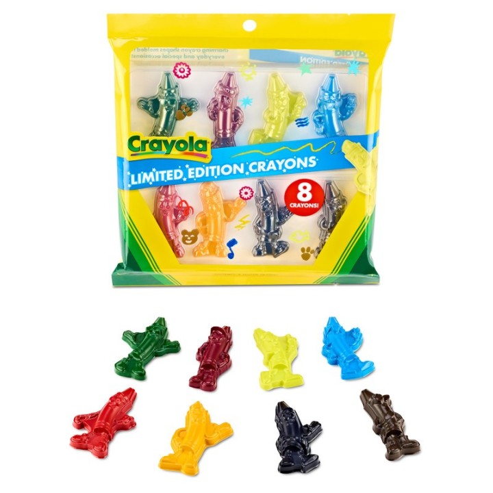 Crayola® Tips Character ShapesLimited Edition Crayons, 8 Count